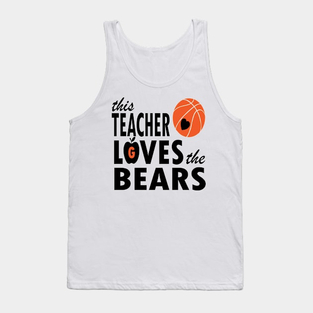 Bear Teacher Tank Top by BunnyCart